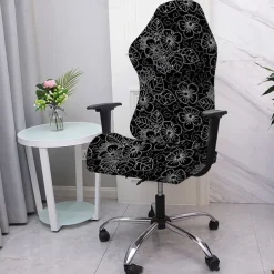 Office Chair Cover Gaming Chair Covers Stretch Washable Computer Chair Slipcovers for Armchair, Swivel Chair, Gaming Chair,Computer boss Chair Floral Printed