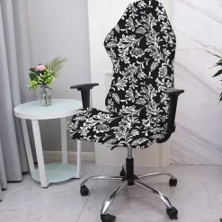 Office Chair Cover Gaming Chair Covers Stretch Washable Computer Chair Slipcovers for Armchair, Swivel Chair, Gaming Chair,Computer boss Chair Floral Printed