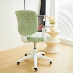 Office Chair Cover Thicken Solid Office Computer Spandex Split Seat Cover Universal Office Anti-dust Armchair Cover