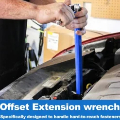 Offset Extension Wrench Set, 15.4 Inch Offset Extension Wrench with 1/2