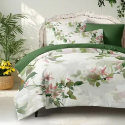 Oil Painting Floral Pattern Duvet Cover Set Set Soft 3-Piece Luxury Cotton Bedding Set Home Decor Gift Twin Full King Queen Size Duvet Cover