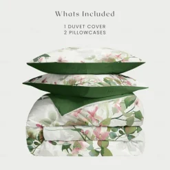 Oil Painting Floral Pattern Duvet Cover Set Set Soft 3-Piece Luxury Cotton Bedding Set Home Decor Gift Twin Full King Queen Size Duvet Cover