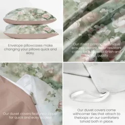 Oil Painting Floral Pattern Duvet Cover Set Set Soft 3-Piece Luxury Cotton Bedding Set Home Decor Gift Twin Full King Queen Size Duvet Cover