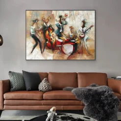 Oil Painting Handmade Big Size Painting Hand Painted Wall Art Abstract People Canvas Painting Home Decoration Decor No Frame Painting Only