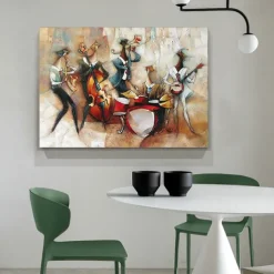 Oil Painting Handmade Big Size Painting Hand Painted Wall Art Abstract People Canvas Painting Home Decoration Decor No Frame Painting Only