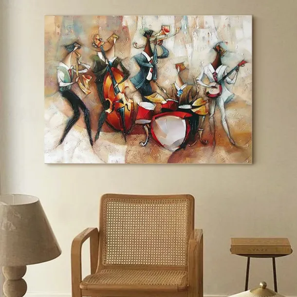 Oil Painting Handmade Big Size Painting Hand Painted Wall Art Abstract People Canvas Painting Home Decoration Decor No Frame Painting Only