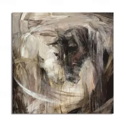Oil Painting Handmade Big Size Painting Hand Painted Wall Art Abstract Horse Canvas Painting Home Decoration Decor No Frame Painting Only