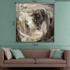 Oil Painting Handmade Big Size Painting Hand Painted Wall Art Abstract Horse Canvas Painting Home Decoration Decor No Frame Painting Only