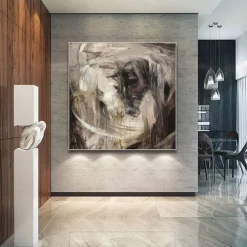 Oil Painting Handmade Big Size Painting Hand Painted Wall Art Abstract Horse Canvas Painting Home Decoration Decor No Frame Painting Only