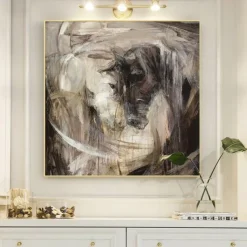 Oil Painting Handmade Big Size Painting Hand Painted Wall Art Abstract Horse Canvas Painting Home Decoration Decor No Frame Painting Only