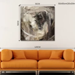 Oil Painting Handmade Big Size Painting Hand Painted Wall Art Abstract Horse Canvas Painting Home Decoration Decor No Frame Painting Only