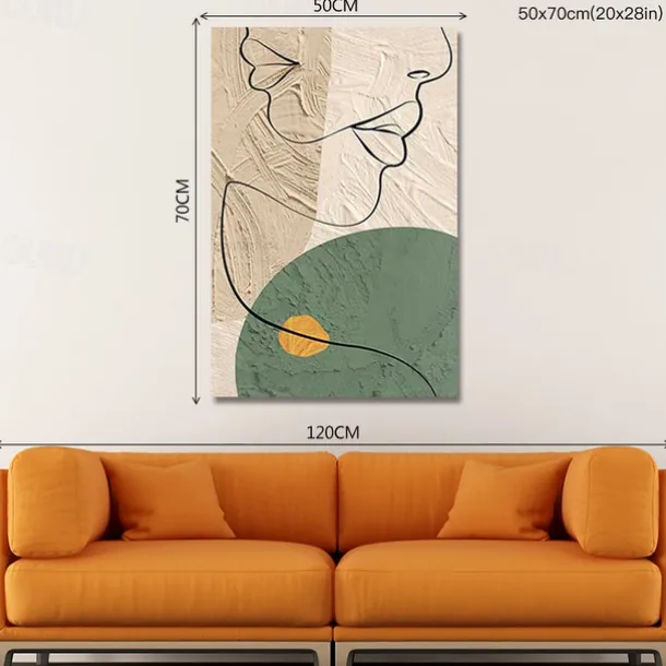 Oil Painting Handmade Hand Painted Wall Art Abstract People Canvas Painting Home Decoration Decor Stretched Frame Ready to Hang