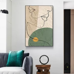 Oil Painting Handmade Hand Painted Wall Art Abstract People Canvas Painting Home Decoration Decor Stretched Frame Ready to Hang