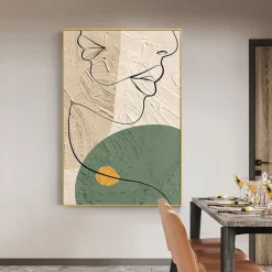 Oil Painting Handmade Hand Painted Wall Art Abstract People Canvas Painting Home Decoration Decor Stretched Frame Ready to Hang