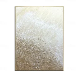 Oil Painting Handmade Hand Painted Wall Art Gold Abstract Modern Home Decoration Décor Rolled Canvas No Frame Unstretched
