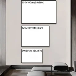 Oil Painting Handmade Hand Painted Wall Art Abstract Yellow Home Decoration Décor Rolled Canvas No Frame Unstretched