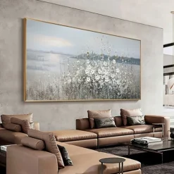 Oil Painting Handmade Hand Painted Wall Art Modern Abstract Style Flower Landscape Home Decoration Decor Rolled Canvas No Frame Unstretched