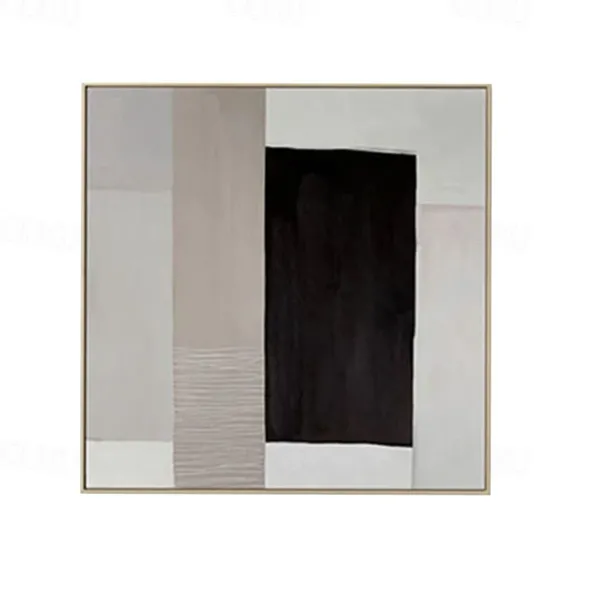 Oil Painting Handmade Hand Painted Wall Art Square Simple Abstract Wall Art Canvas Home Decoration Decor Stretched Frame Ready to Hang