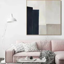 Oil Painting Handmade Hand Painted Wall Art Square Simple Abstract Wall Art Canvas Home Decoration Decor Stretched Frame Ready to Hang
