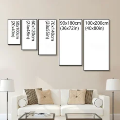 Oil Painting Handmade Hand Painted Wall Art Modern Abstract Sailboat Landscape Home Decoration Decor Rolled Canvas No Frame Unstretched