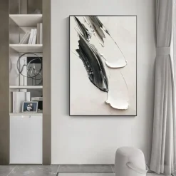 Oil Painting Handmade Hand Painted Wall Art Thick Oil Abstract Canvas Painting Home Decoration Decor Stretched Frame Ready to Hang