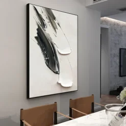 Oil Painting Handmade Hand Painted Wall Art Thick Oil Abstract Canvas Painting Home Decoration Decor Stretched Frame Ready to Hang