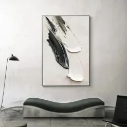 Oil Painting Handmade Hand Painted Wall Art Thick Oil Abstract Canvas Painting Home Decoration Decor Stretched Frame Ready to Hang