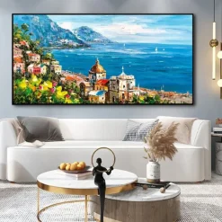 Oil Painting Handmade Hand Painted Wall Art Classic Sea View Landscape Abstract Gift Home Decoration Decor Rolled Canvas No Frame Unstretched