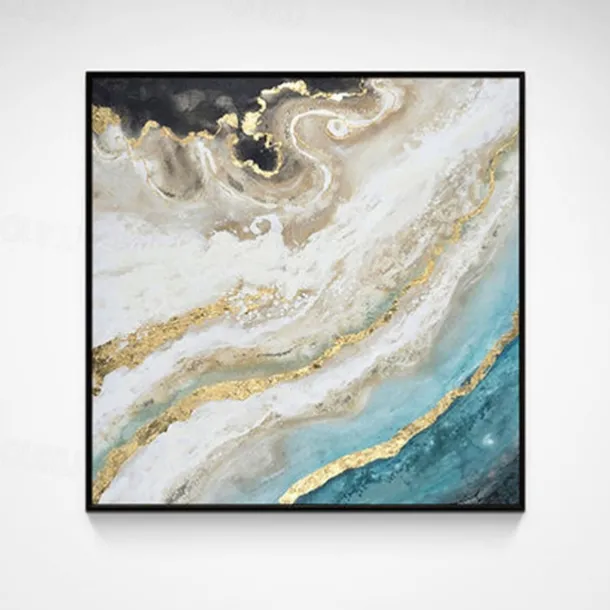 Oil Painting Handmade Hand Painted Wall Art Modern Marble Texture Abstract Home Decoration Decor Rolled Canvas No Frame Unstretched