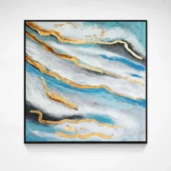 Oil Painting Handmade Hand Painted Wall Art Modern Marble Texture Abstract Home Decoration Decor Rolled Canvas No Frame Unstretched