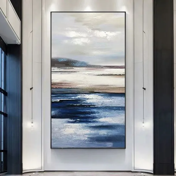 Oil Painting Handmade Hand Painted Wall Art Modern Seascape Large Size Abstract Home Decoration Decor Rolled Canvas No Frame Unstretched