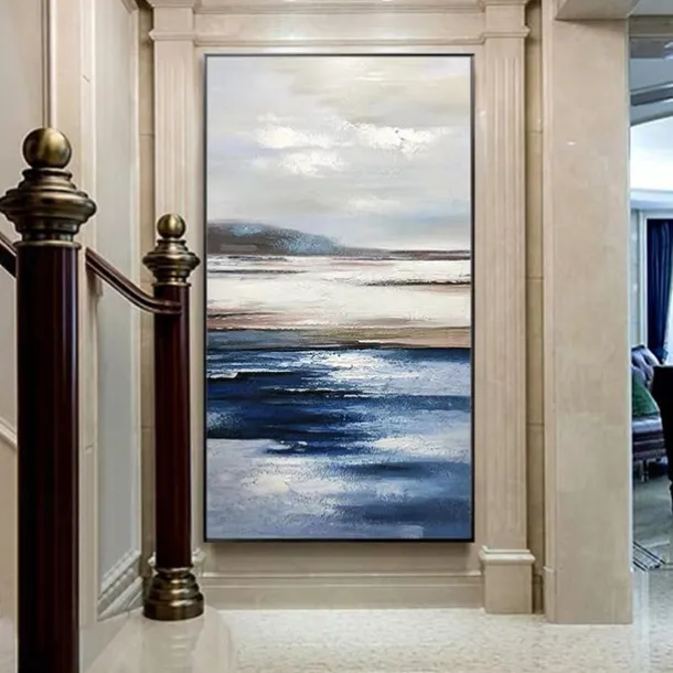 Oil Painting Handmade Hand Painted Wall Art Modern Seascape Large Size Abstract Home Decoration Decor Rolled Canvas No Frame Unstretched