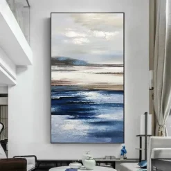 Oil Painting Handmade Hand Painted Wall Art Modern Seascape Large Size Abstract Home Decoration Decor Rolled Canvas No Frame Unstretched