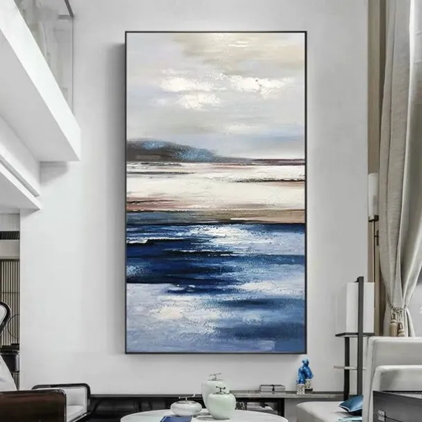 Oil Painting Handmade Hand Painted Wall Art Modern Seascape Large Size Abstract Home Decoration Decor Rolled Canvas No Frame Unstretched