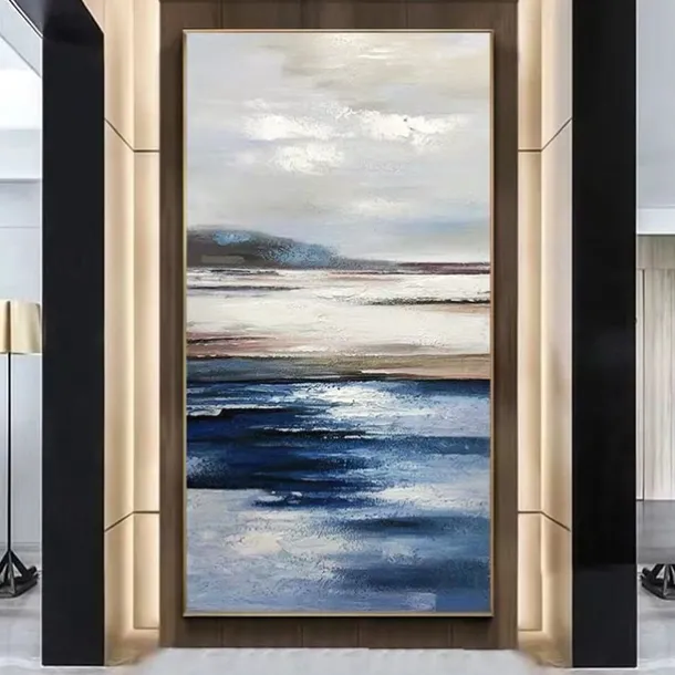 Oil Painting Handmade Hand Painted Wall Art Modern Seascape Large Size Abstract Home Decoration Decor Rolled Canvas No Frame Unstretched