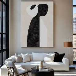 Oil painting handmade Large painting handmade Beige Wabi-Sabi Wall Art painting Beige Black Texture Painting Neutral Minimalist Wall Art Beige Texture Canvas Art Neutral Wall Decor painting