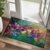 Oil Painting Sunflowers Doormat Kitchen Mat Floor Mat Non-Slip Area Rug Oil Proof Rug Indoor Outdoor Mat Bedroom Decor Bathroom Mat Entrance Rug Spring Summer