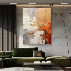 Oil painting Wabi sabi artwork hand painted Wall Art Large abstract painting Palette knife painting Colors abstract wall artmodern abstract canvas large canvas art acrylic orange oil painting