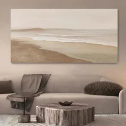 Oil painting Wabi Sabi Painting hand painted Large Beige Art Brown 3D Minimalist Painting on Canvas Brown 3D Texture Wall Art Neutral Beige Arch Plaster Painting