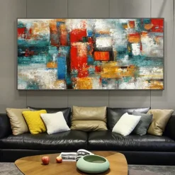 Oil Paintings Wall Art On Canvas Wall Art Decoration Modern Abstract Picture For Home Decor Rolled Frameless Unstretched Painting