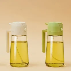 Oil Pot Sprayer Dual-use Oil Sprayer All-in-one Kitchen Oil Bottle Atomizing Oil Sprayer Household Glass Oil