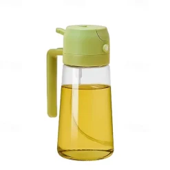 Oil Pot Sprayer Dual-use Oil Sprayer All-in-one Kitchen Oil Bottle Atomizing Oil Sprayer Household Glass Oil