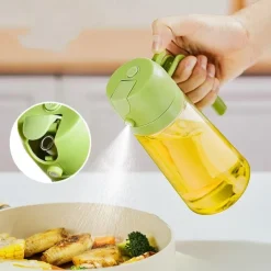 Oil Pot Sprayer Dual-use Oil Sprayer All-in-one Kitchen Oil Bottle Atomizing Oil Sprayer Household Glass Oil