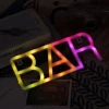 Oktoberfest LED Neon Light with Remote Control, RGB Colorful Bar Sign Light Mood light for Concert Home Decor Bedroom Party Thanksgiving Decorative Lamp