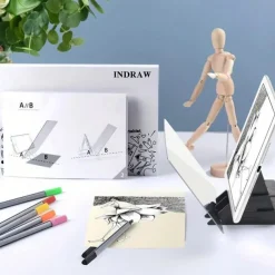 Optical Clear Drawing Board, Portable Optical Tracing Board Image Drawing Board Tracing Drawing Projector Optical Painting Board Sketching Tool For Kids, Beginners, Artists Back to School Supplies