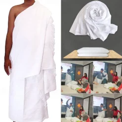 Original Turkey Men's Hajj Umrah clothing Ahram Turkish Super Soft Towel Set New Dry Fast Microfiber Woven Technology