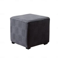 Ottoman Cover Stretchy and Durable Slipcover Perfect for Protecting and Refreshing Your Ottoman Adds Style and Comfort to Any Living Room or Bedroom Decor