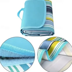 Outdoor & Picnic Mat Blanket Extra Large Sand Proof and Waterproof Portable Beach Mat for Camping Hiking Festivals