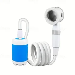 Outdoor Bathing Tool Convenient Construction Site Dormitory Camping Easy Shower Mobile Wireless Bathing Device Rechargeable Water Pump