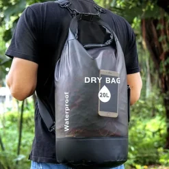 Outdoor Dry Bag Beach Bag Waterproof Bucket Bag Transparent PVC Waterproof Bucket Bag Drifting Waterproof Bag Swimming Bag